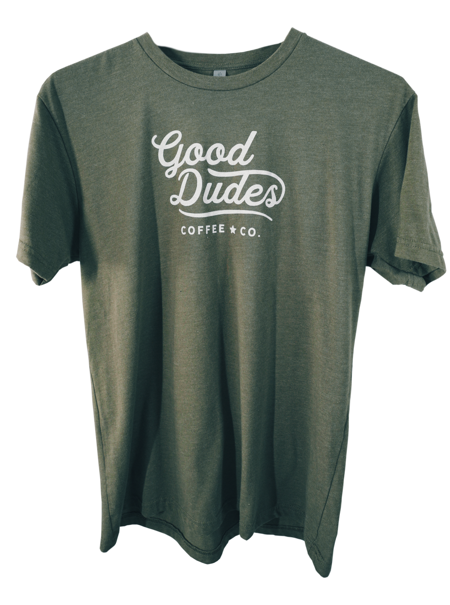 Good Dudes Green Script Tee